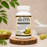 Dr. Nishu Biotin Ayurvedic Herbal Formula Capsules for Hair Growth, Skin & Nails – 60 Capsules